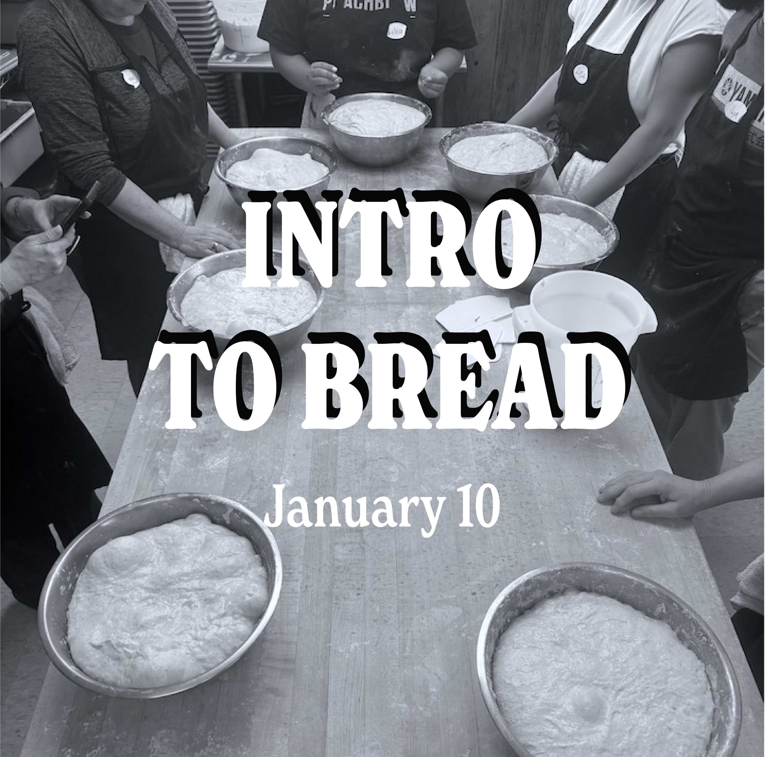 Intro to Bread | Saturday January 10th, 10:30am - 4pm